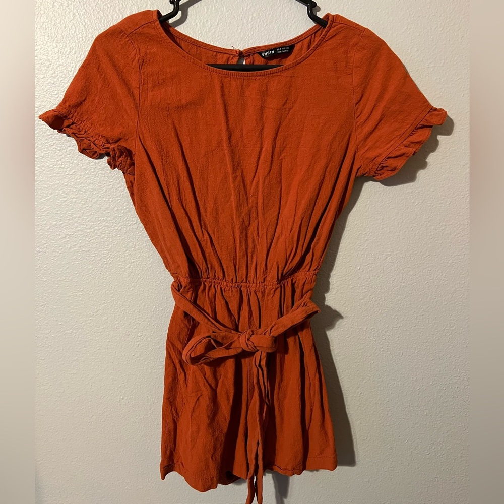 Orange Romper